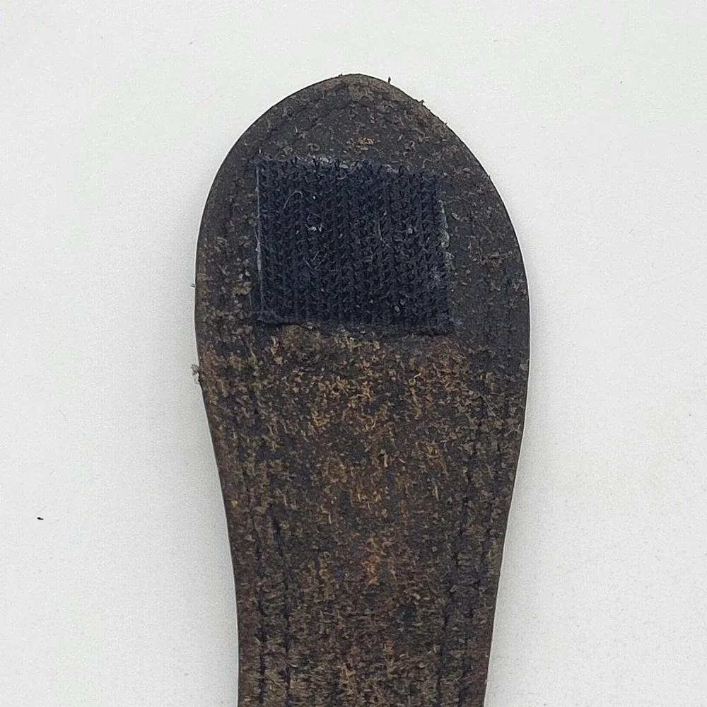 Western Black Leather Phone Holster With Basketweave Pattern And Swivel Clip - Picture 7 of 14